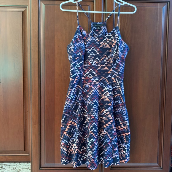 Banana Republic Geometric Flare Dress - Picture 5 of 8